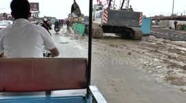 Riding in a Cambodian tuk-tuk