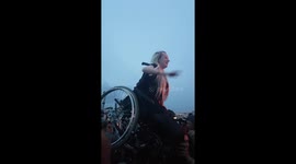Epic crowd surf with an epic crowd