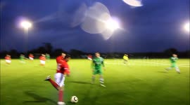Funny football fail in UK amateur game