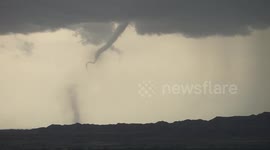 Powerful tornado touches down in Wyoming