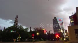 Early Morning Storm Front - Rolls 2 and 3 (8x Time-lapse)