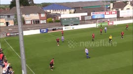 Non-league footballer humiliates opponent with cheeky nutmeg