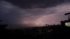 Lightning Storm in Slow Motion