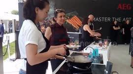 School of Wok workshop at Taste of London