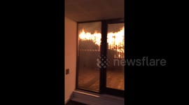 Newsflare Edit - Shadwell fire east london 1am, friday 16th june