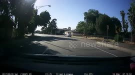 Car Crash - Hit by a red light runner! Dash Cam