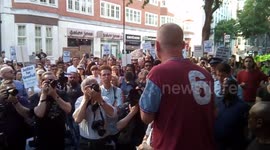 May don't care protest Justice  for Grenfell