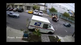 Car Crash and then Person Leaves the Scene