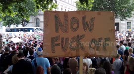 Protest against THERESA MAY