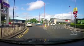 Roadrager almost causes multiple crashes