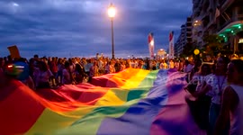Massive Pride parade in Greece