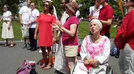 We are one from Peckham rye sings at The Great get together