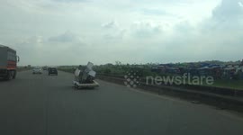 Strange Vehicle on Nigerian road