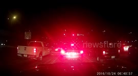 Close call at a light