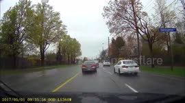 Pedestrian Struck By Car! (Close Call!)