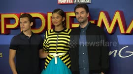 'Spiderman: Homecoming' stars pose for photocall