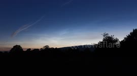 Noctilucent Cloud Time Lapse June 18th 2017