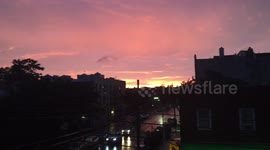 Sunset after a New York Summer Storm