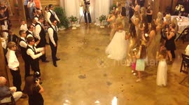 Epic wedding dance off