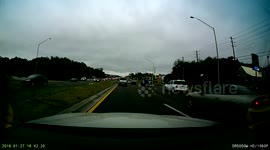 Bad driver cuts me off, with a truck and trailer, nearly causes an accident