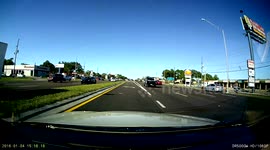 Bad driver is driving in the wrong lane.