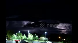 Newsflare Edit - Stunning lightning storm time-lapse