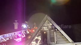 1st Alarm Fire 225 North Chestnut Street, Mount Carmel (head-on) 3