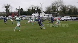 Non league footballer scores screamer into the top corner