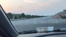 Surreal scenes in Burmese capital, Naypyidaw empty 20-lane highway