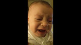 Baby fake crying