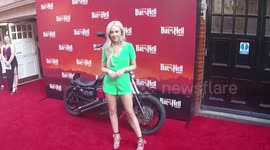 Nicola Hughes arrives at Bat Out Of Hell musical press night