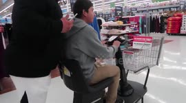 GUY TRIES TO FIGHT ME AT WALMART ON FILM! (TOILET PAPER FORT)