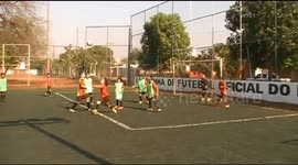12 year Brazilian footballer scores outrageous bicycle kick