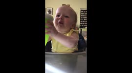 Laughing baby
