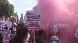 The Day of Rage - Justice for Grenfell Tower protest and march in London