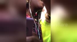 Newsflare Edit - NY train fight