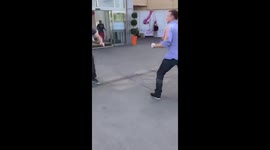 Mass Brawl Outside Lakeside Shopping Center Part 1