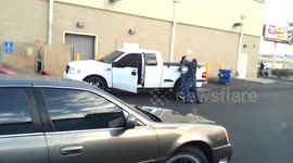 Fight breaks out after a road rage incident