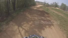 Dirt bike crash
