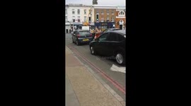 Two women fight in east London following road rage incident