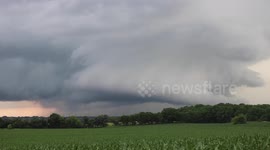 June 22, 2017 Stunning and Incredible Rotating Supercell timelapses