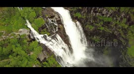 Stunning drone clip shows natural beauty of Norway