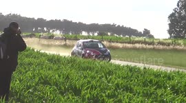 crash Opel Adam R2 Ypres Rally 2017