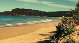 Australian Beach on a Winter morning