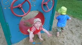 Playful Babies Make Friends