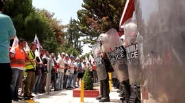 Greece: Huge Anti-war protest outside NATO offices