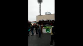 Paul walburg filming wahlburgers in las Vegas