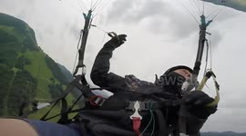 Man experiences terrifying paragliding accident in Austria