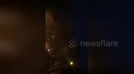 Newsflare Edit - East london black lives matter riot on forrest gate