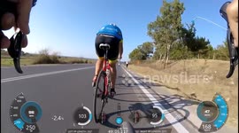 Road cycling crash Chania 2016
